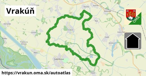 ikona Mapa autoatlas v vrakun