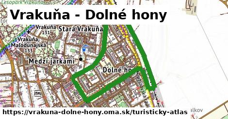 ikona Turistická mapa turisticky-atlas v vrakuna-dolne-hony