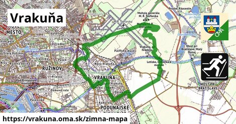 ikona Zimná mapa zimna-mapa v vrakuna