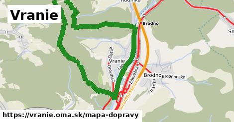 ikona Mapa dopravy mapa-dopravy v vranie