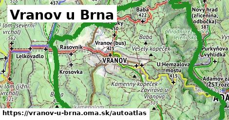 ikona Mapa autoatlas v vranov-u-brna