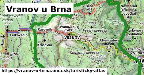 ikona Turistická mapa turisticky-atlas v vranov-u-brna