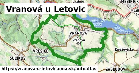 ikona Mapa autoatlas v vranova-u-letovic