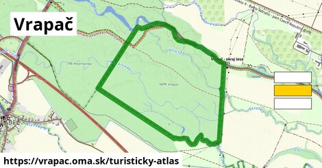 ikona Turistická mapa turisticky-atlas v vrapac