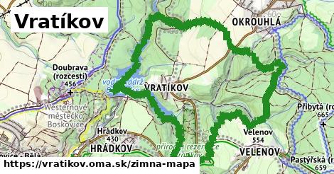 ikona Zimná mapa zimna-mapa v vratikov