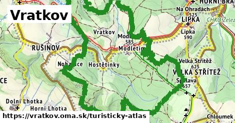 ikona Turistická mapa turisticky-atlas v vratkov