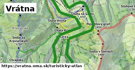 ikona Turistická mapa turisticky-atlas v vratna