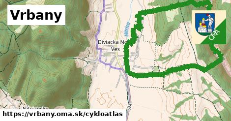 ikona Vrbany: 0 m trás cykloatlas v vrbany