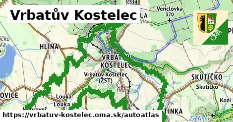 ikona Mapa autoatlas v vrbatuv-kostelec