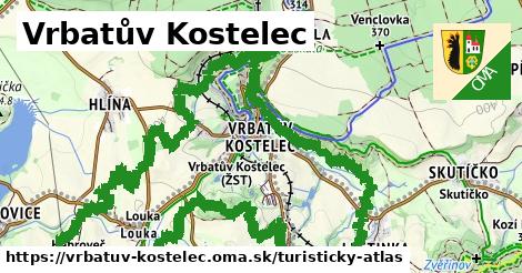 ikona Turistická mapa turisticky-atlas v vrbatuv-kostelec