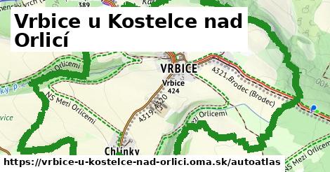 ikona Mapa autoatlas v vrbice-u-kostelce-nad-orlici