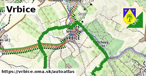 ikona Mapa autoatlas v vrbice