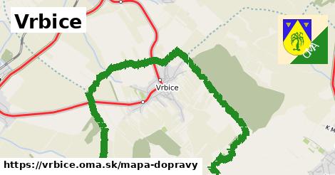 ikona Mapa dopravy mapa-dopravy v vrbice