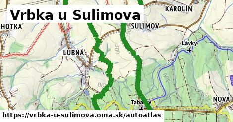 ikona Mapa autoatlas v vrbka-u-sulimova