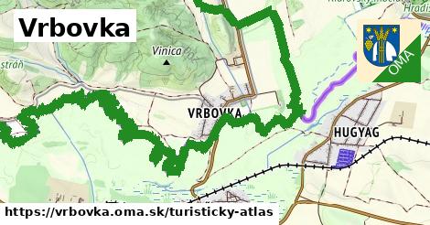 ikona Vrbovka: 6,1 km trás turisticky-atlas v vrbovka