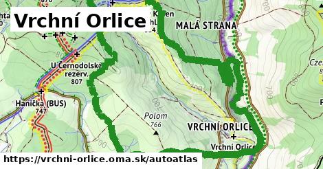 ikona Mapa autoatlas v vrchni-orlice