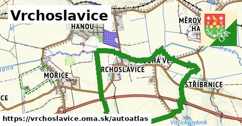 ikona Mapa autoatlas v vrchoslavice