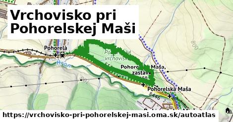 ikona Mapa autoatlas v vrchovisko-pri-pohorelskej-masi