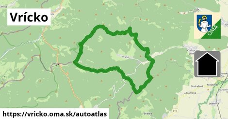 ikona Mapa autoatlas v vricko