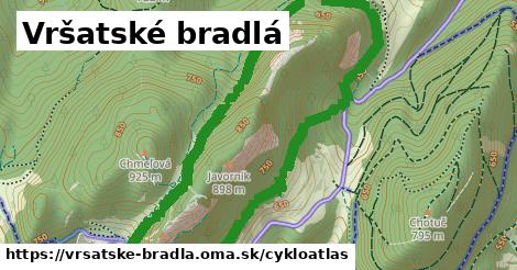 ikona Cyklo cykloatlas v vrsatske-bradla