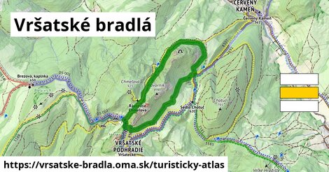 ikona Turistická mapa turisticky-atlas v vrsatske-bradla