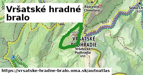 ulice v Vršatské hradné bralo