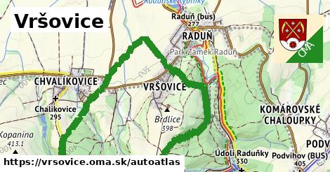 ikona Mapa autoatlas v vrsovice