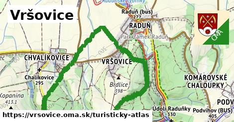 ikona Vršovice: 0 m trás turisticky-atlas v vrsovice