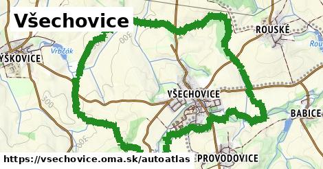 ikona Mapa autoatlas v vsechovice