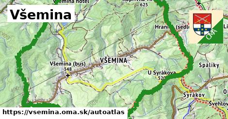 ikona Mapa autoatlas v vsemina