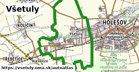 ikona Mapa autoatlas v vsetuly