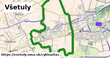 ikona Cyklo cykloatlas v vsetuly