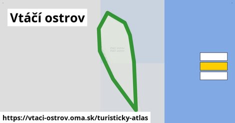 ikona Vtáčí ostrov: 0 m trás turisticky-atlas v vtaci-ostrov