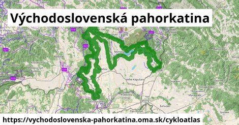 ikona Cyklo cykloatlas v vychodoslovenska-pahorkatina