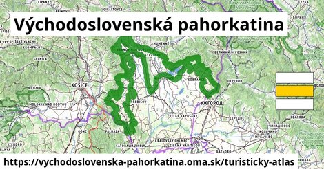 ikona Turistická mapa turisticky-atlas v vychodoslovenska-pahorkatina