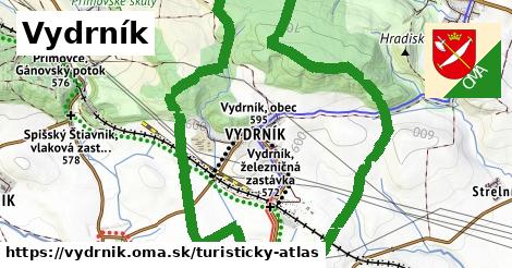 ikona Vydrník: 0 m trás turisticky-atlas v vydrnik