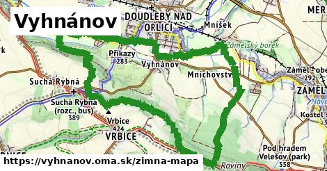 ikona Zimná mapa zimna-mapa v vyhnanov