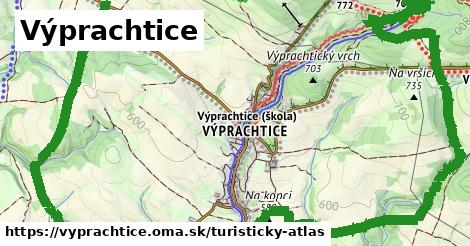 ikona Turistická mapa turisticky-atlas v vyprachtice