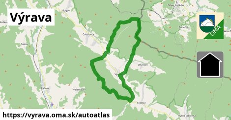 ikona Mapa autoatlas v vyrava