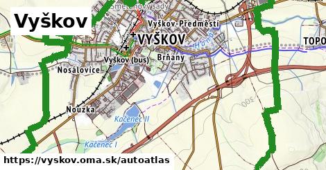 ikona Mapa autoatlas v vyskov