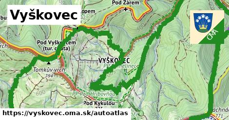 ikona Mapa autoatlas v vyskovec