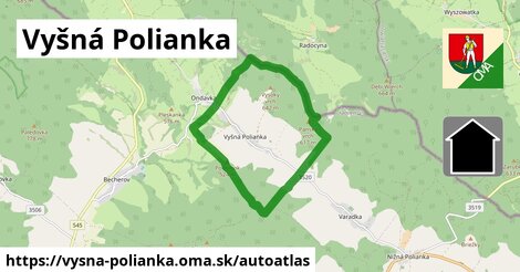 ulice v Vyšná Polianka