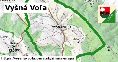 ikona Zimná mapa zimna-mapa v vysna-vola