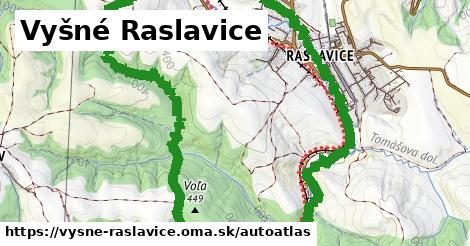 ulice v Vyšné Raslavice