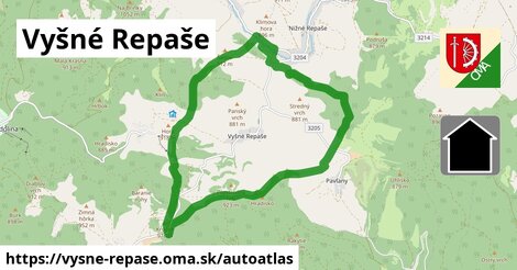 ikona Mapa autoatlas v vysne-repase