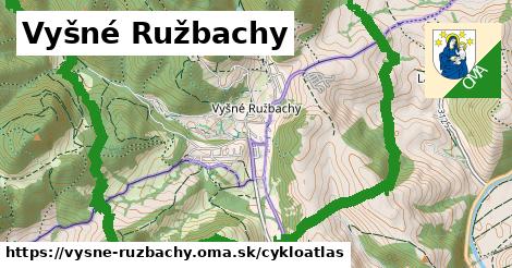 ikona Vyšné Ružbachy: 8,1 km trás cykloatlas v vysne-ruzbachy