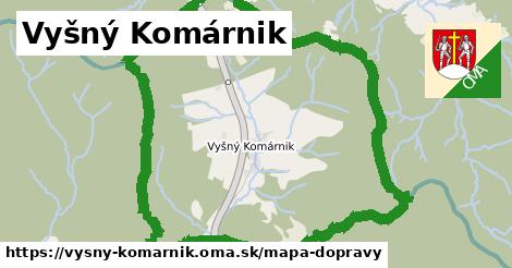 ikona Vyšný Komárnik: 0 m trás mapa-dopravy v vysny-komarnik