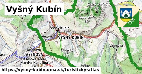 ikona Turistická mapa turisticky-atlas v vysny-kubin