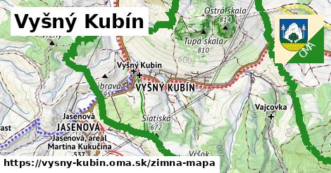 ikona Zimná mapa zimna-mapa v vysny-kubin