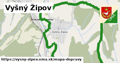 ikona Mapa dopravy mapa-dopravy v vysny-zipov